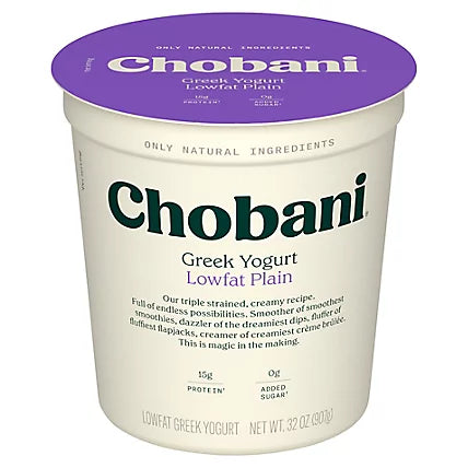 Chobani Greek Yogurt 32oz