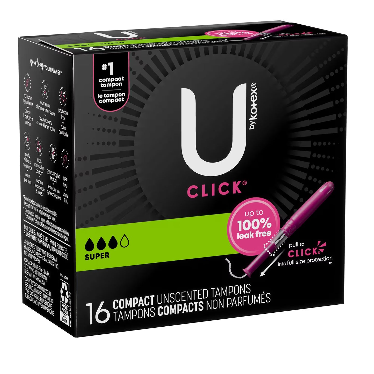 Kotex Tampons U
