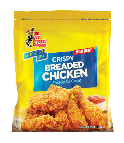 Best Dressed Crispy Breaded Chicken